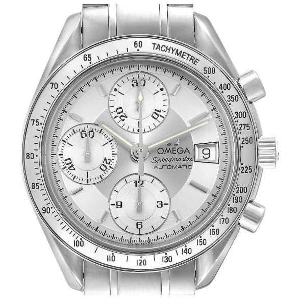Omega Stainless Steel Speedmaster Automatic Wristwatch Ref 3513.30.00