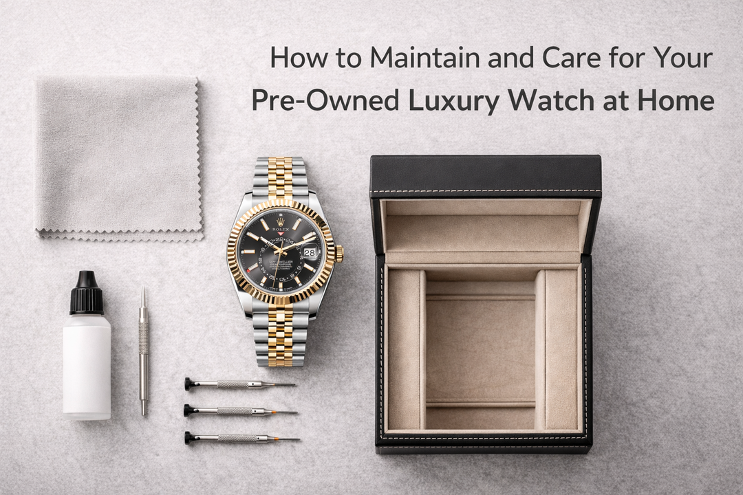 How to Maintain and Care for Your Pre-Owned Luxury Watch at Home