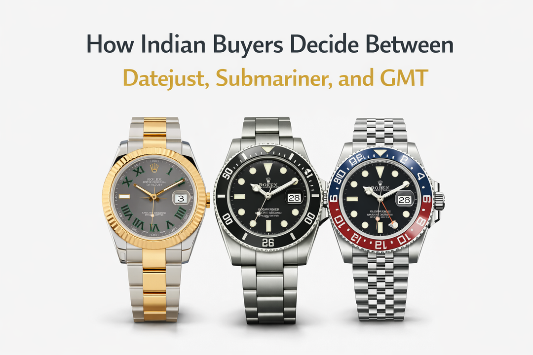 How Indian Buyers Decide Between Datejust, Submariner, and GMT