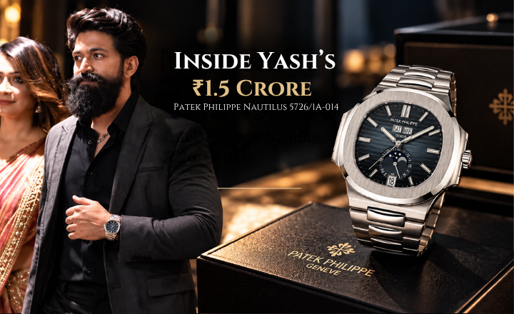 Inside Yash’s ₹1.5 Crore Patek Philippe Nautilus 5726/1A-014