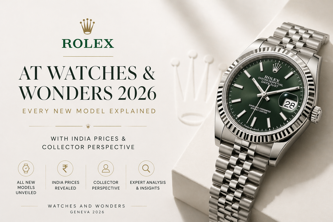 Rolex at Watches and Wonders 2026 Every New Model Explained With India Prices and Collector Perspective