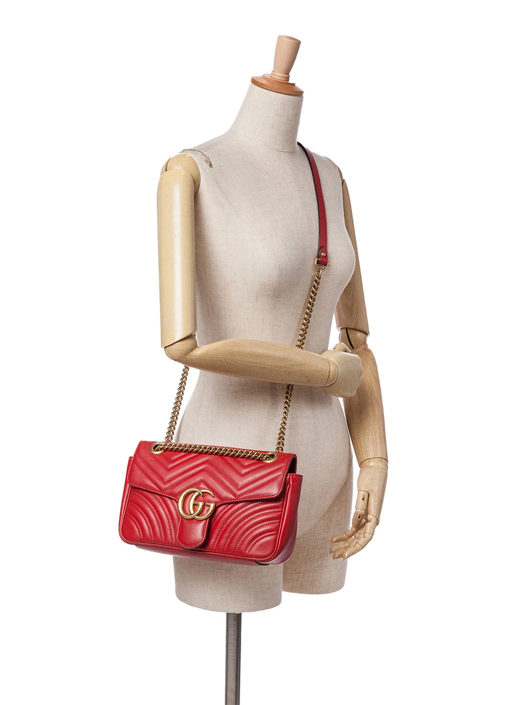 small GG Marmont Leather Matelase Flap crossbody bag