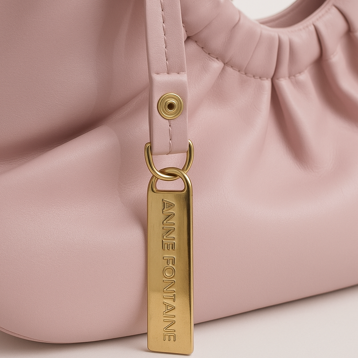 Pink Leather Handbag