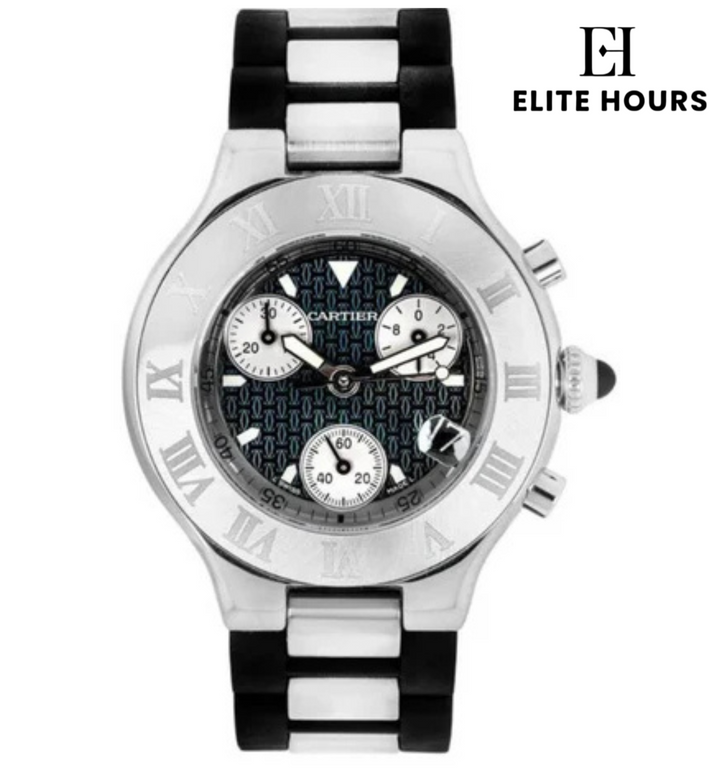 CARTIER NOS MUST 21 CHRONOGRAPH W10125U2