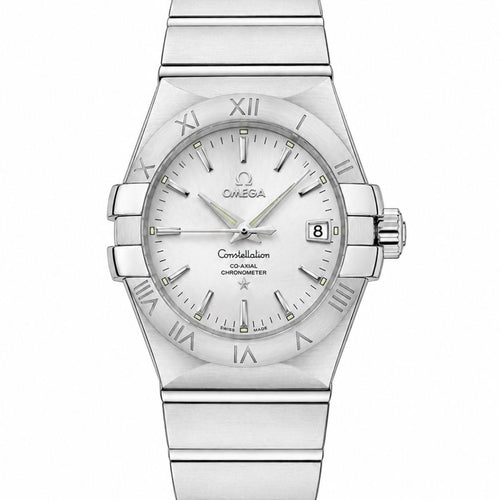 Omega Constellation Co-Axial Chronometer 35mm Stainless Steel Silver Dial Ref. 123.10.35.20.02.001 Pre-Owned Luxury Watch